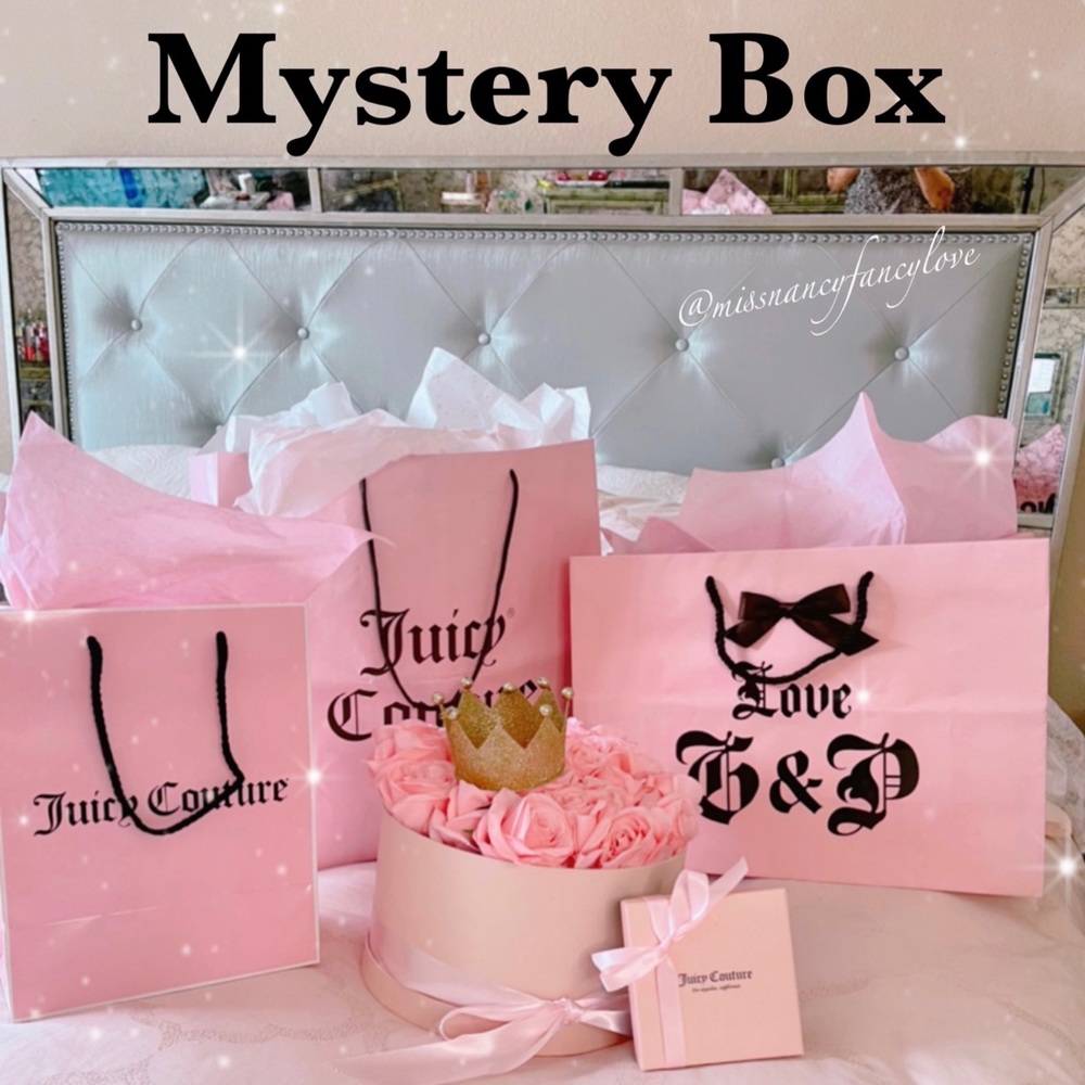 Juicy Couture pink & girly mystery box